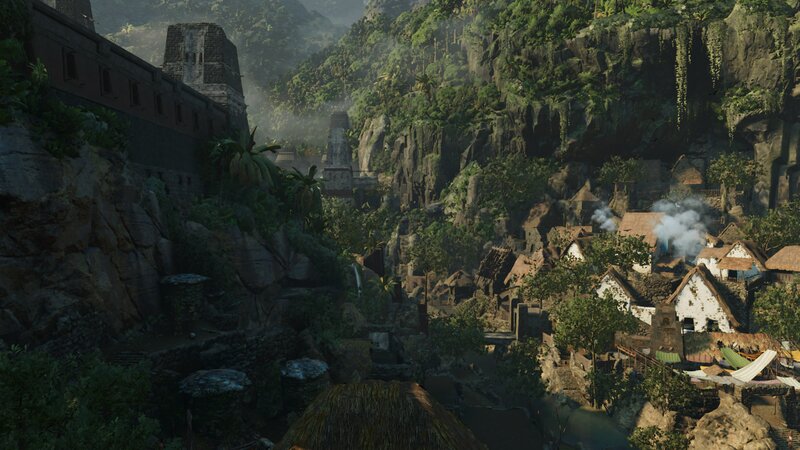 Ancient Village in Jungle