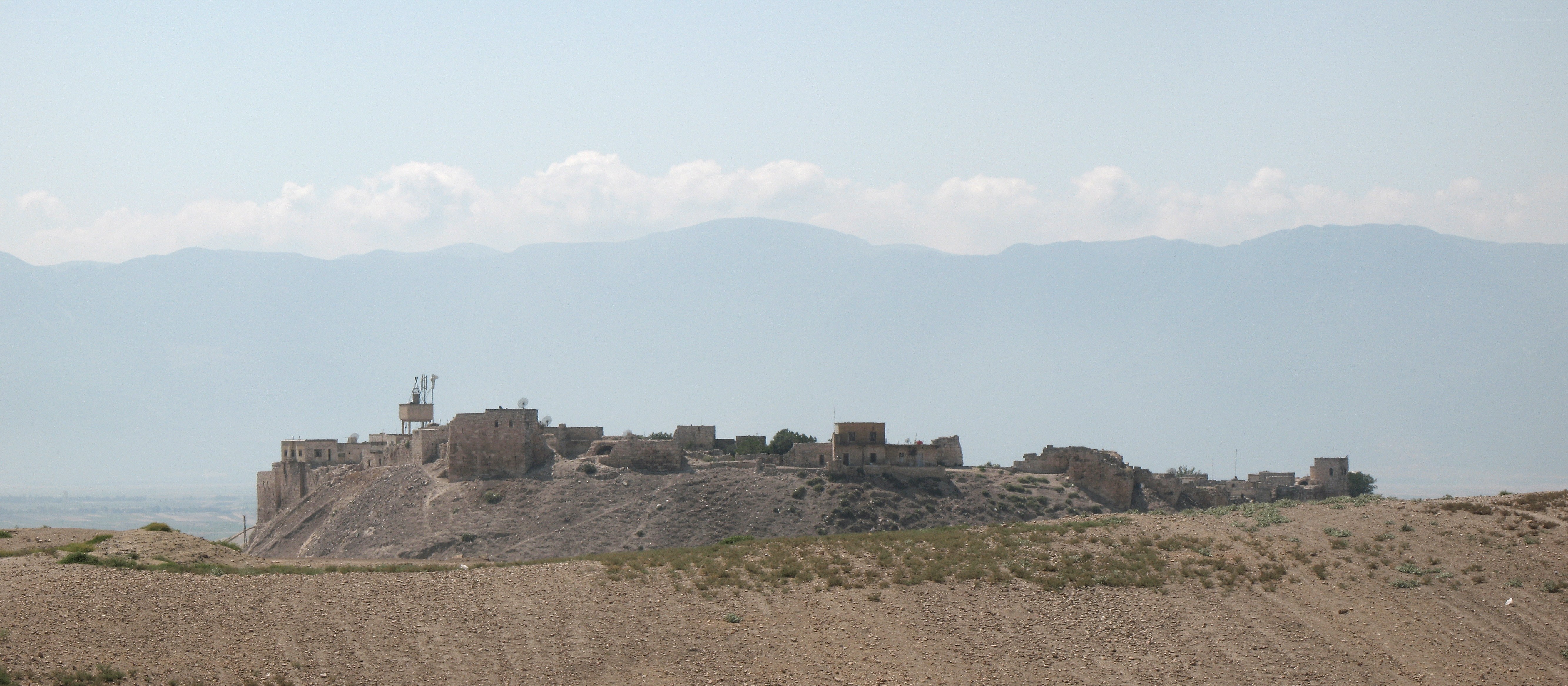 ancient village on a hill