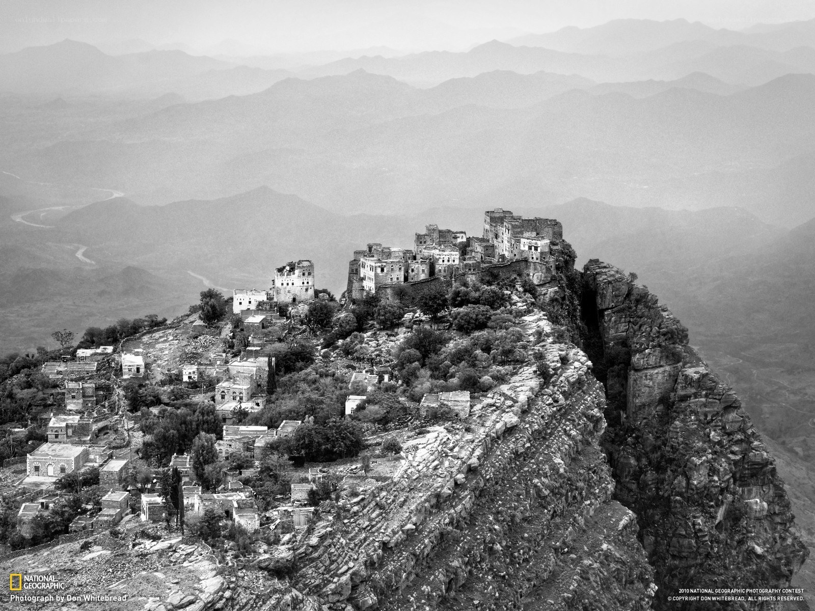 Ancient village on a mountain