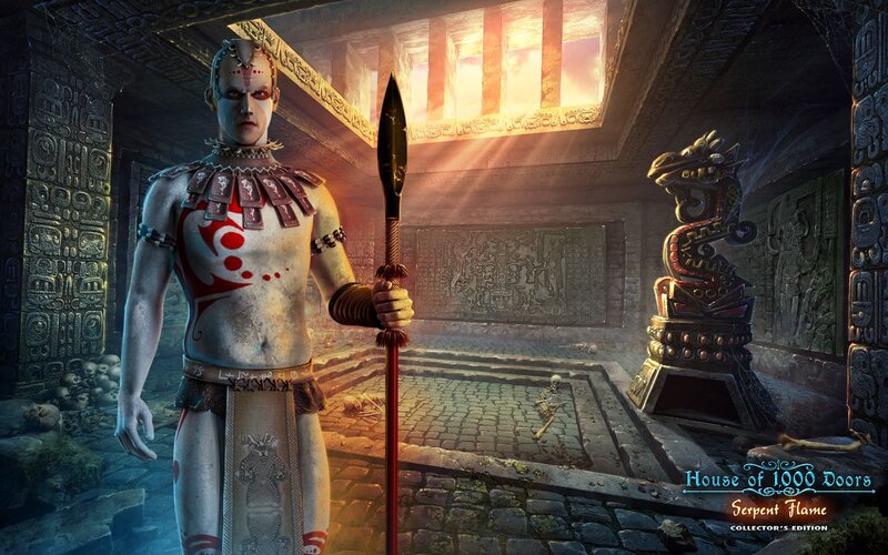 Ancient Warrior in Temple