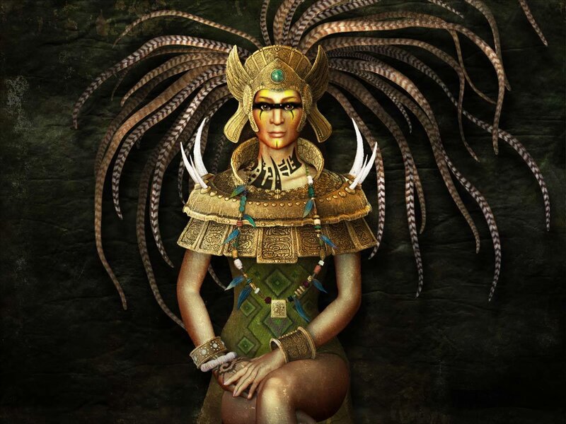 ancient warrior queen portrait