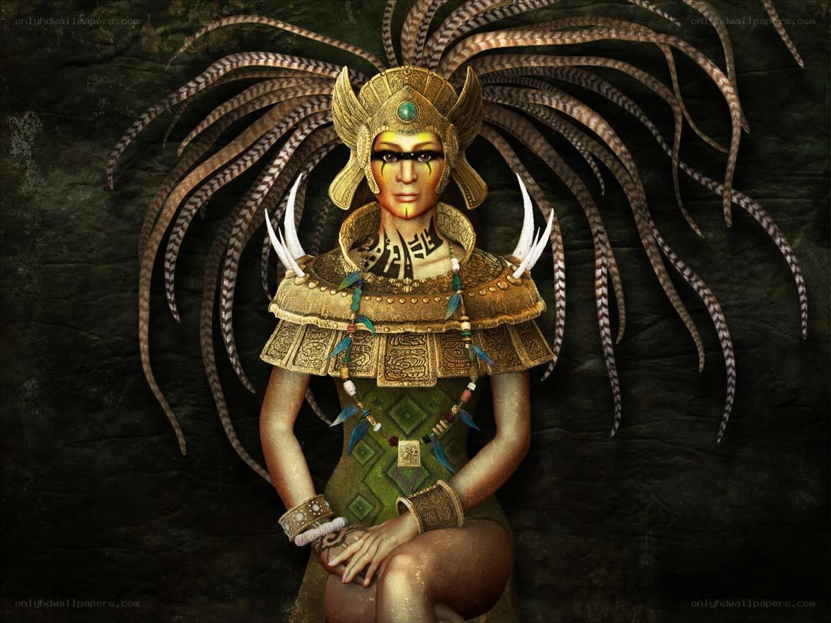 ancient warrior queen portrait