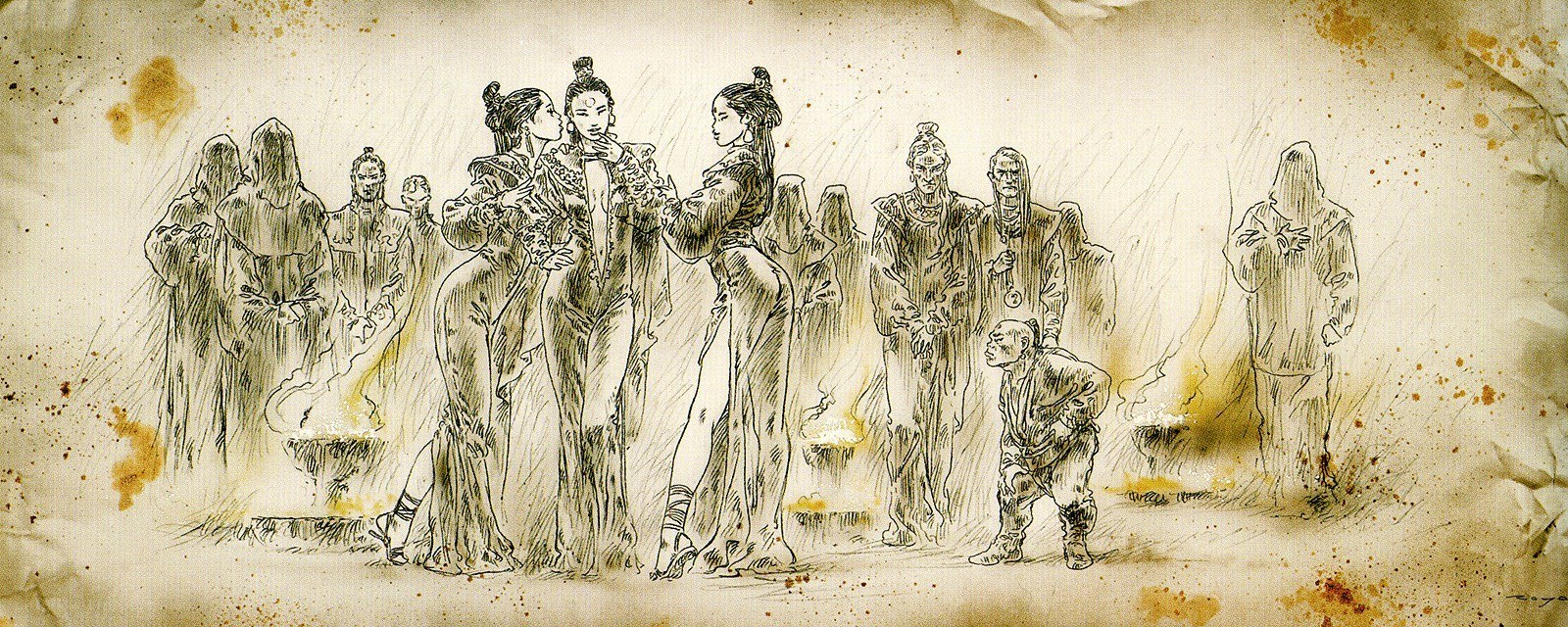 ancient warriors gathering