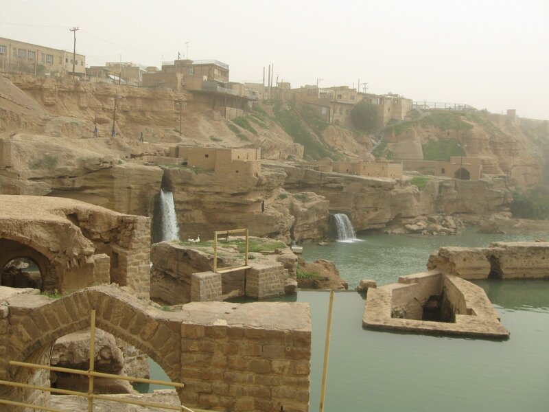 Ancient Waterfalls and Structures