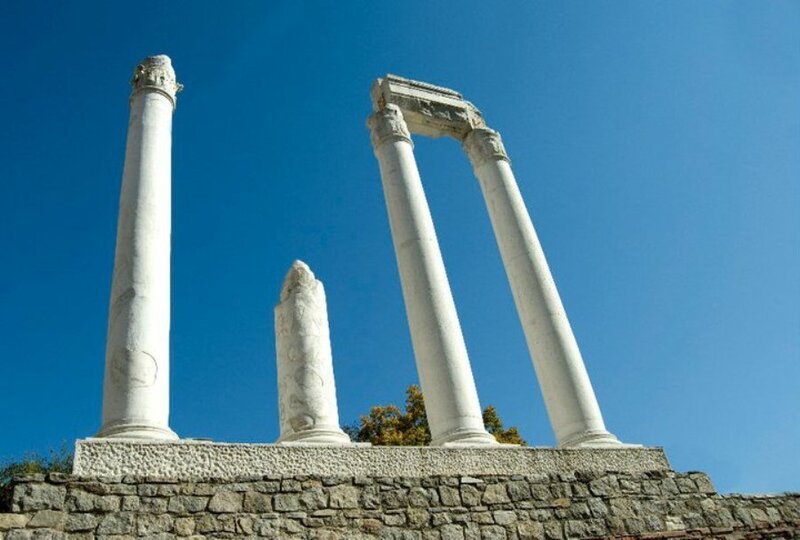 Ancient White Columns