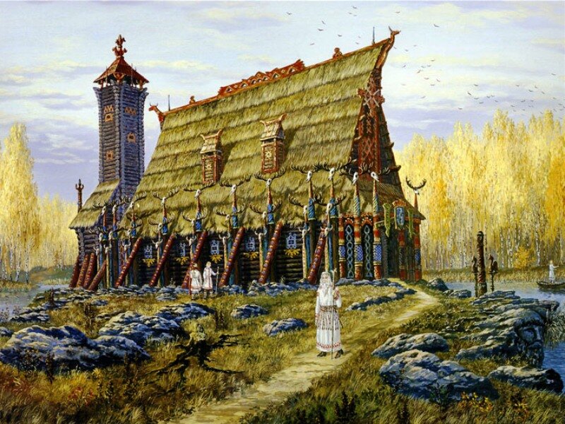Ancient Wooden Temple