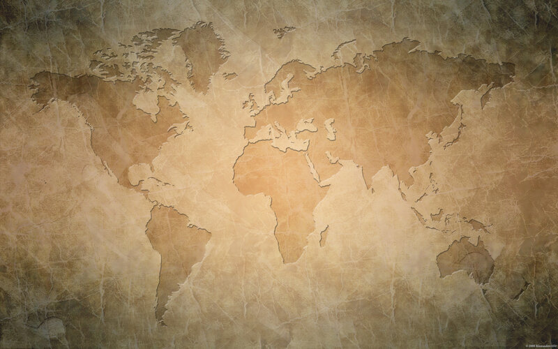 ancient world map