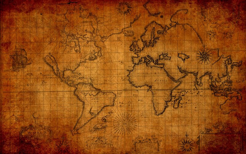 ancient world map