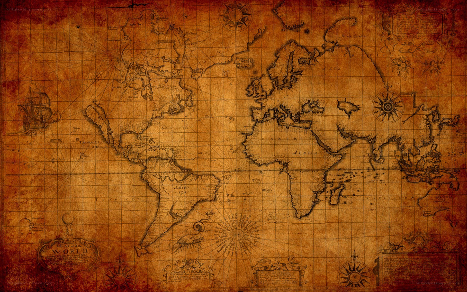 ancient world map