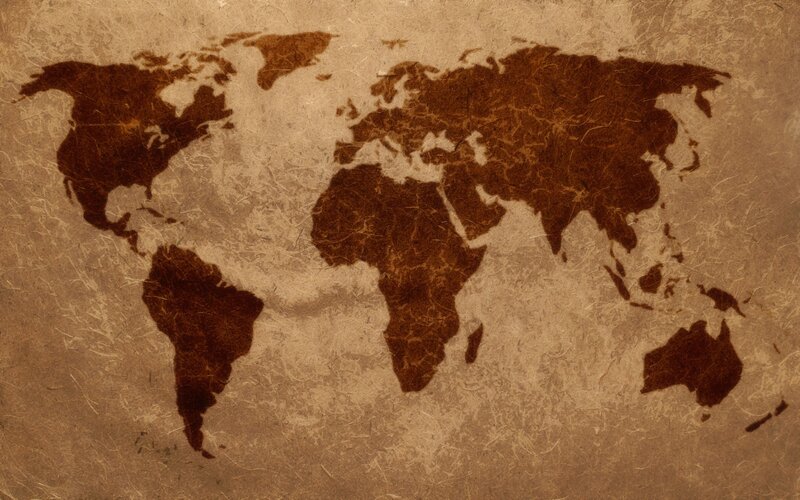 ancient world map