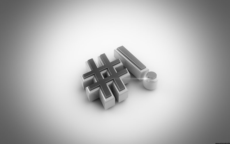 # and ! Symbols — Gray