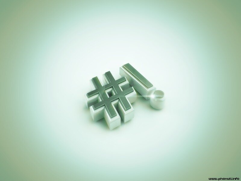 # and ! Symbols