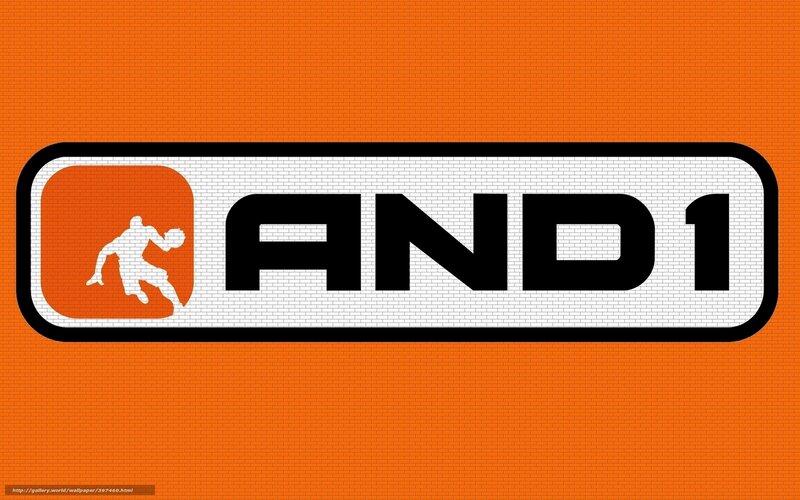 AND1 logo on brick wall