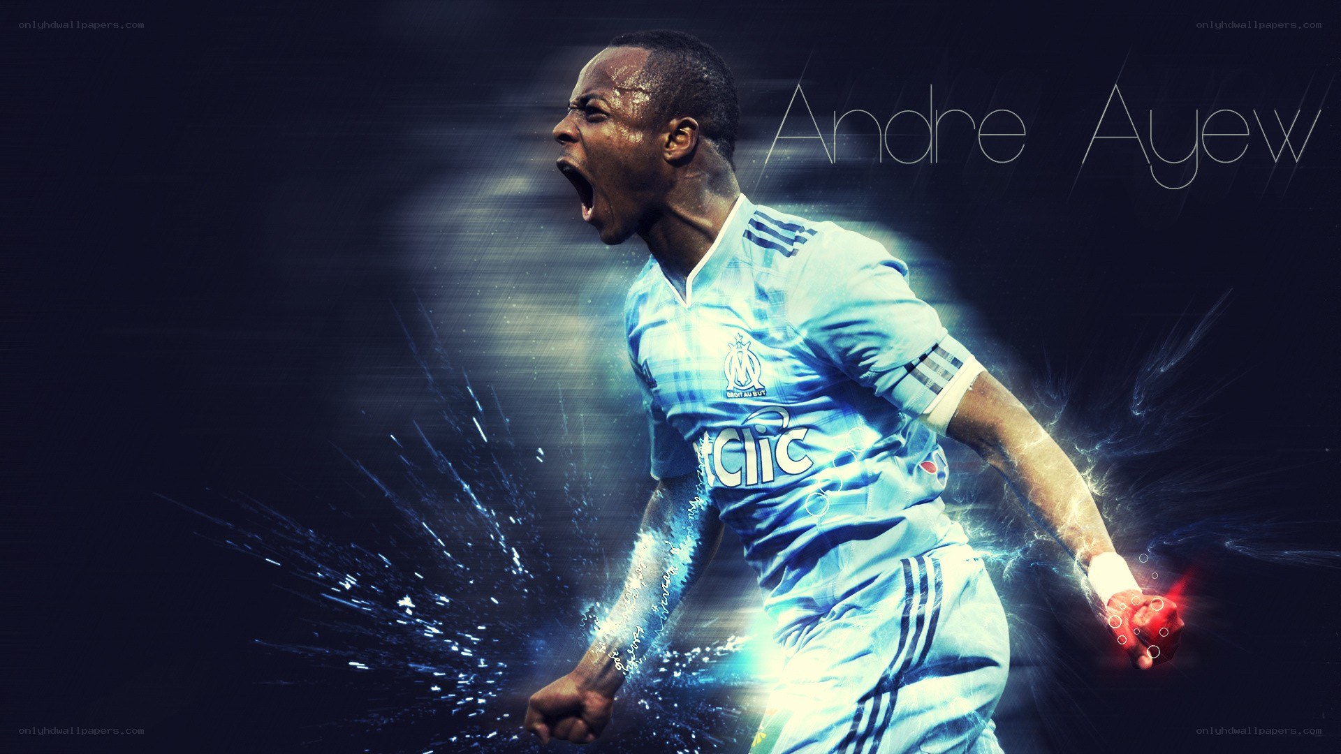 Andre Ayew celebrating goal
