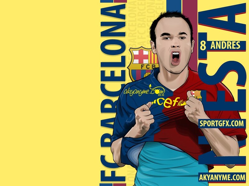 Andres Iniesta FC Barcelona