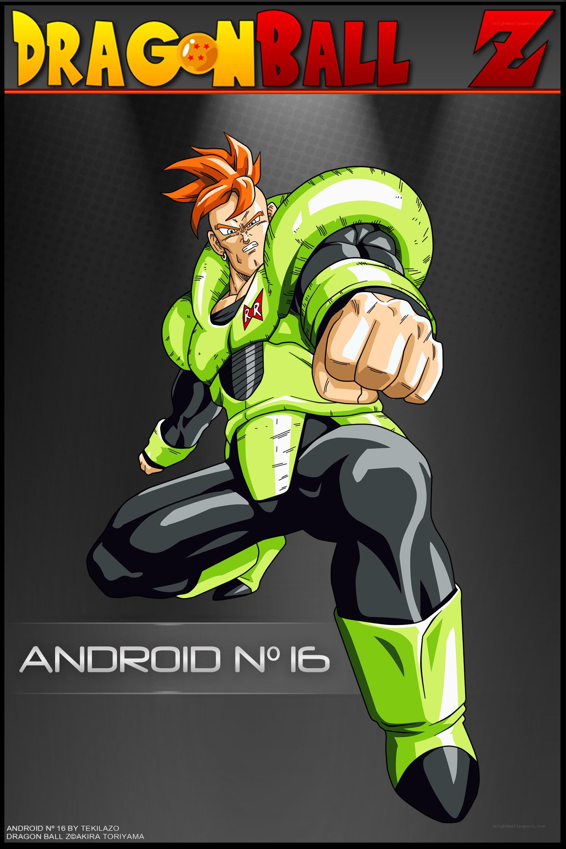Android 16 from Dragon Ball Z