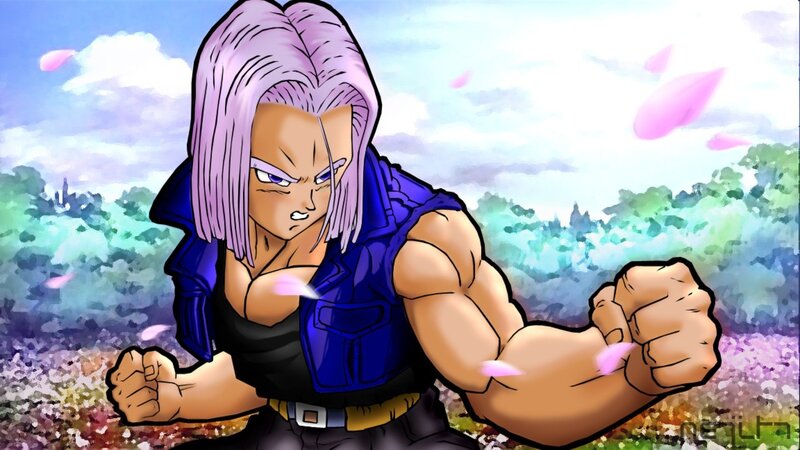 Android 17 in battle stance