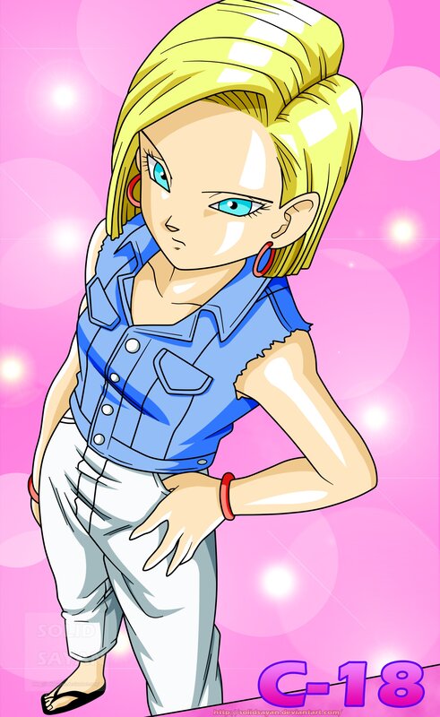 Android 18 character art