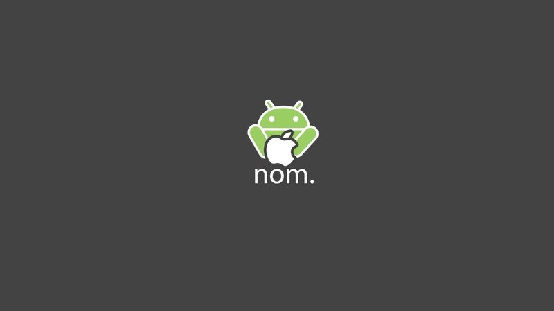 Android and Apple Logos — Gray