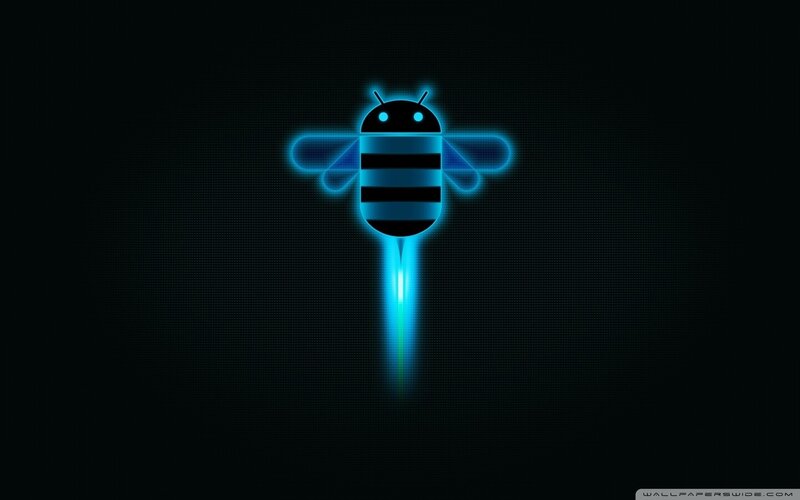 Android bee logo wallpaper