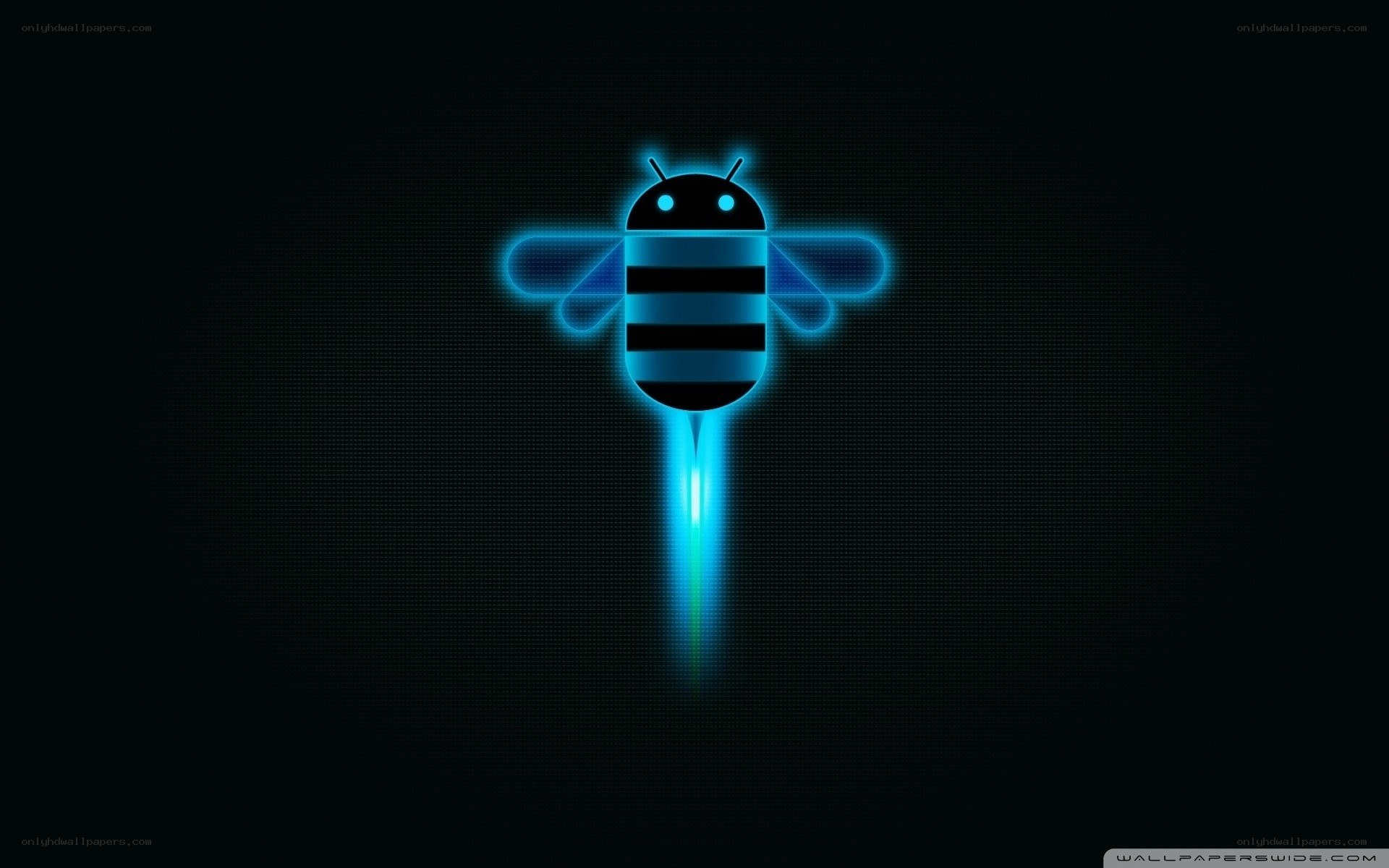 Android bee logo wallpaper