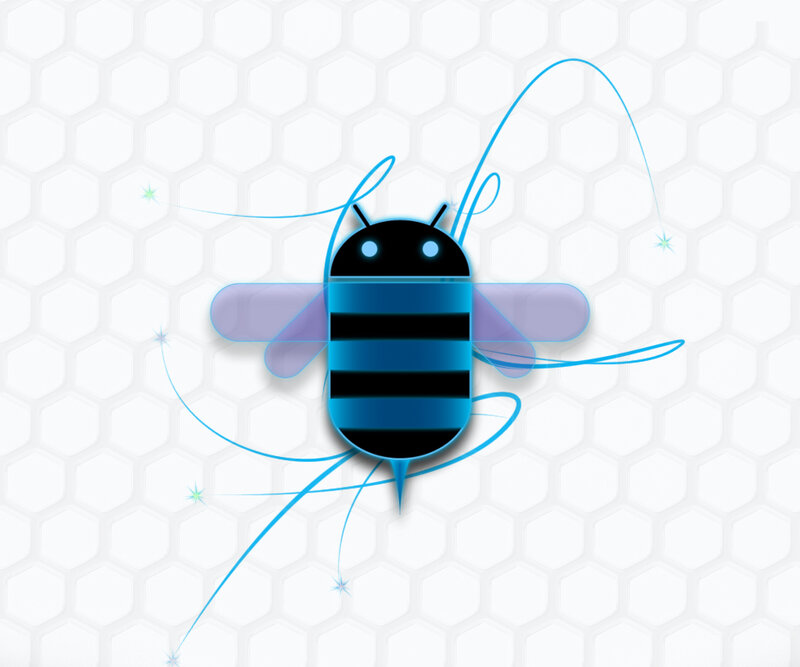 Android bee mascot