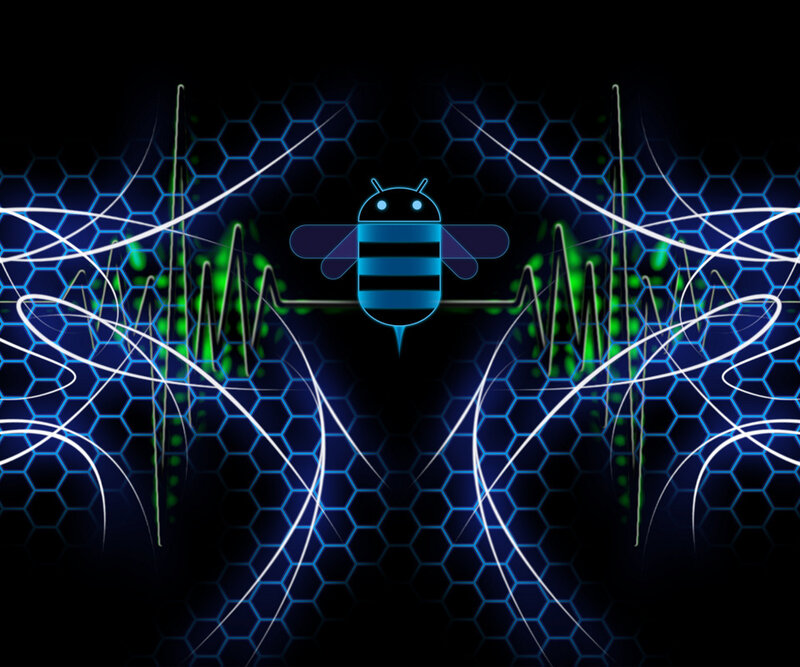Android bee on hex grid