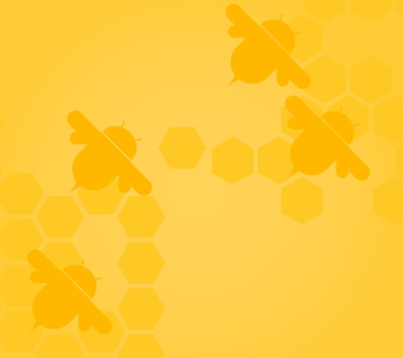 Android Bees on Honeycomb