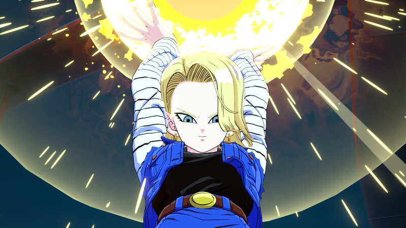 Android Character with Energy Ball