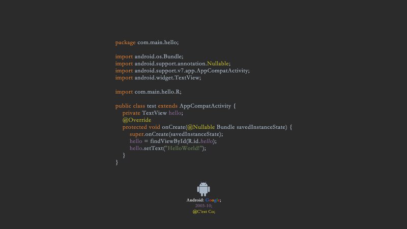 Android Code Snippet