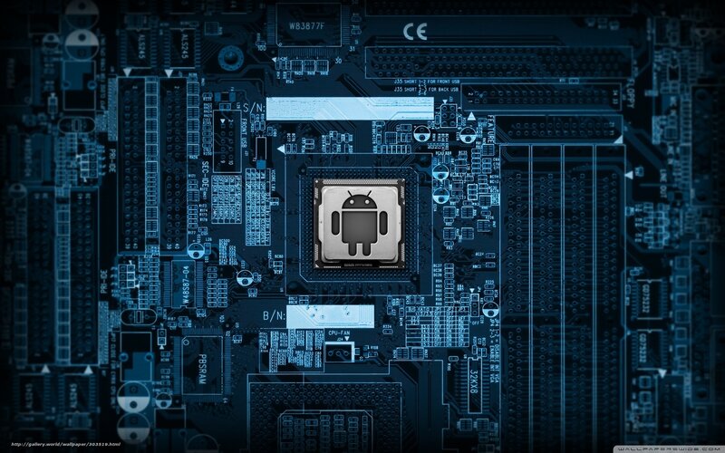 Android CPU on circuit board
