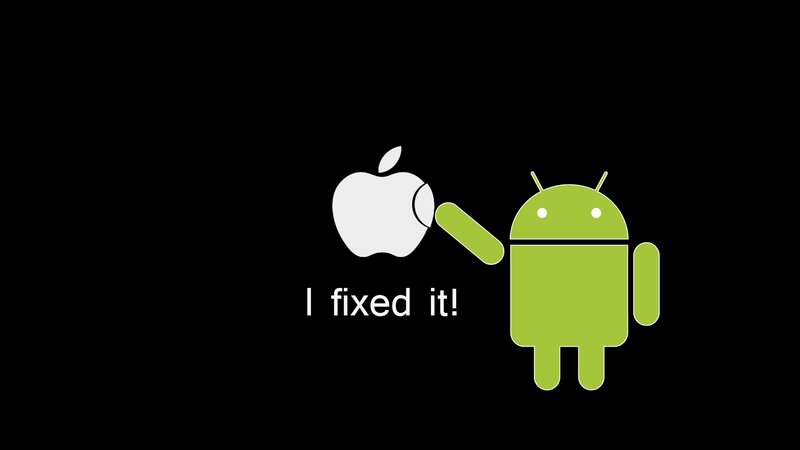 Android fixes Apple