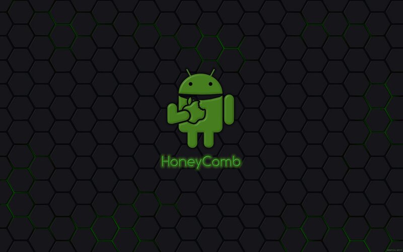 Android Honeycomb logo wallpaper