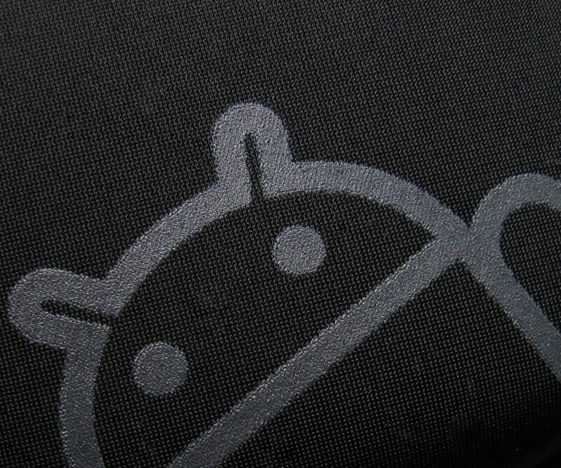Android logo on fabric