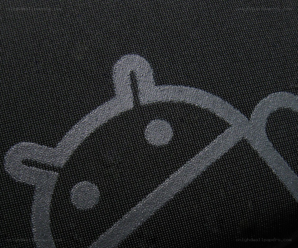 Android logo on fabric