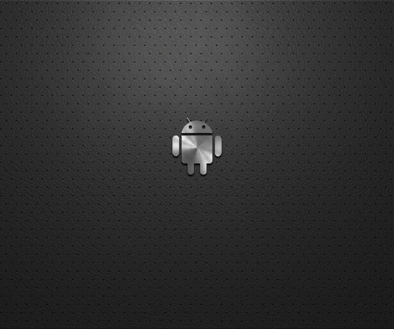 Android logo on textured background
