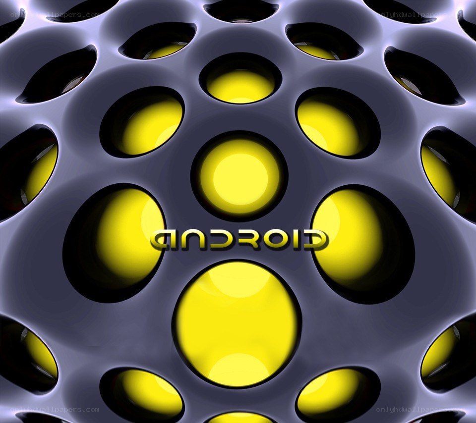 Android logo on textured surface