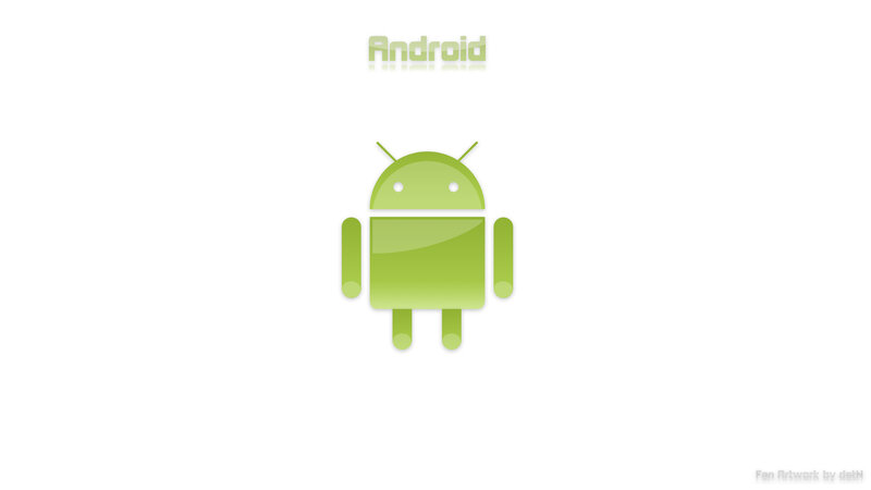 Android logo on white background