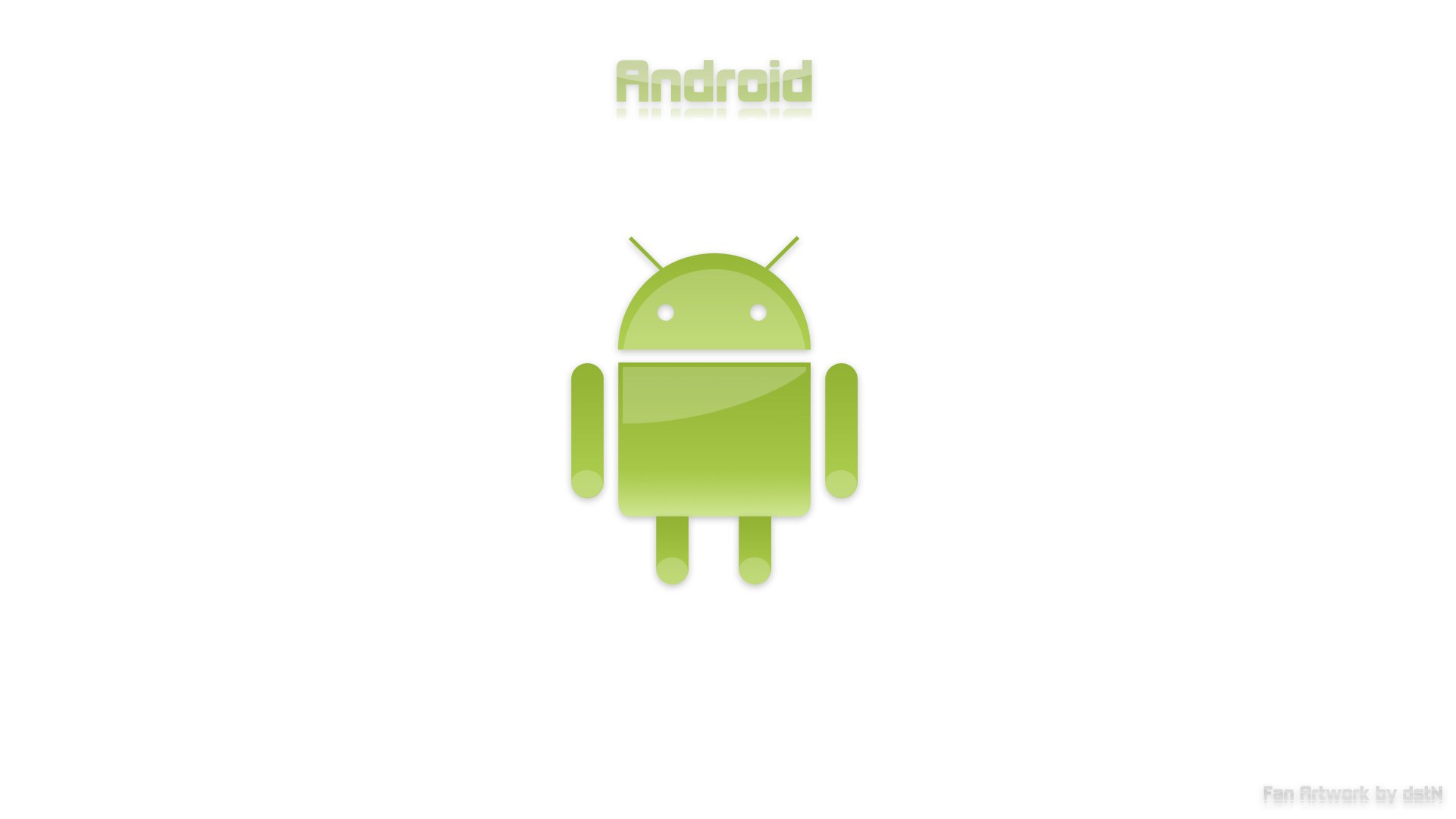 Android logo on white background
