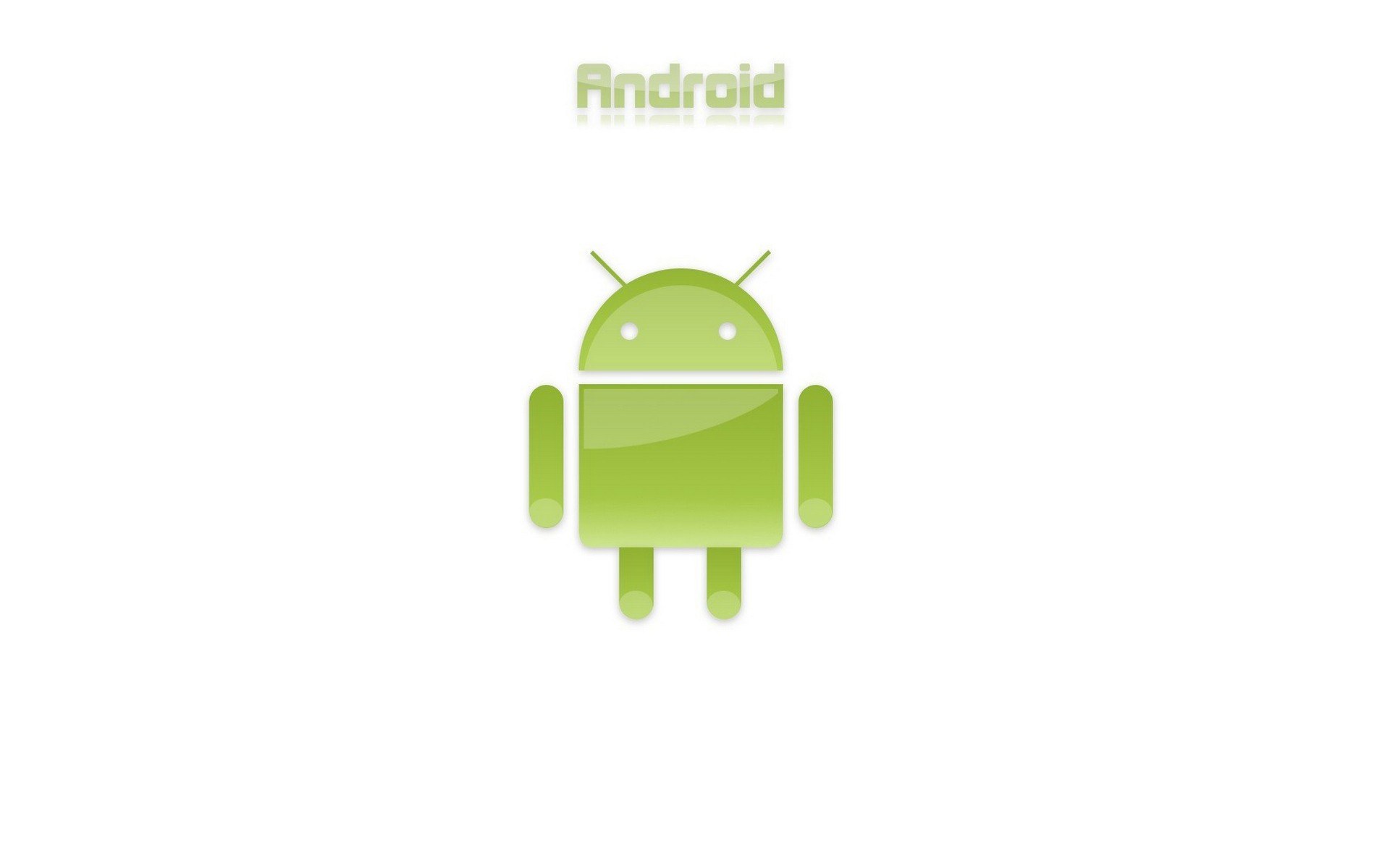 Android logo on white background