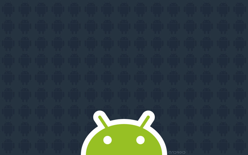 Android logo pattern background