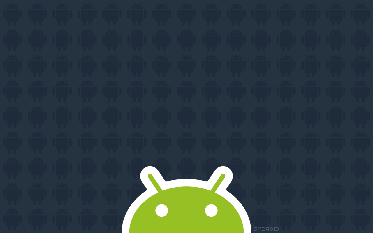Android logo pattern background