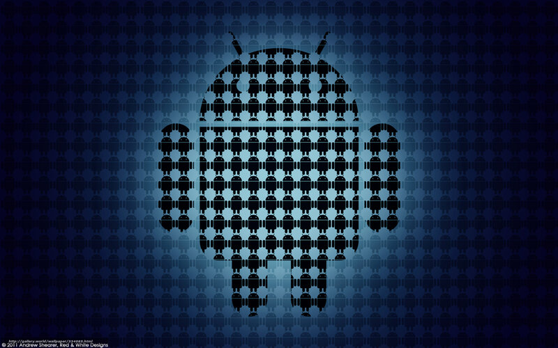 Android logo pattern wallpaper