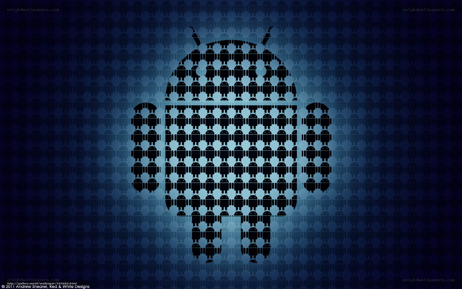 Android logo pattern wallpaper