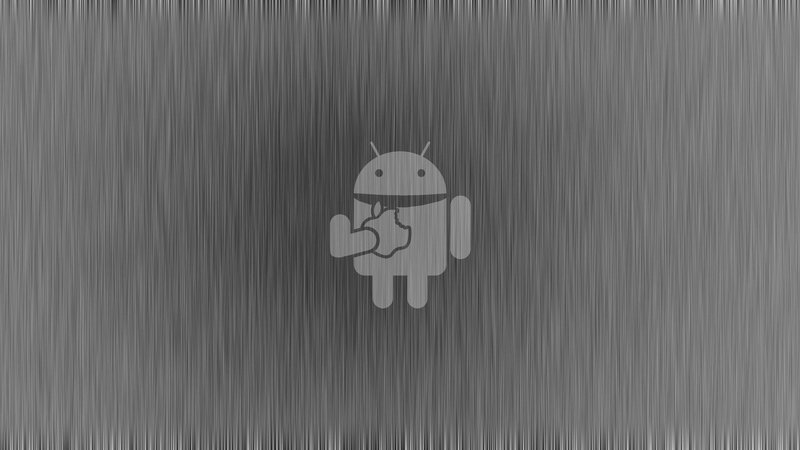 Android logo with apple
