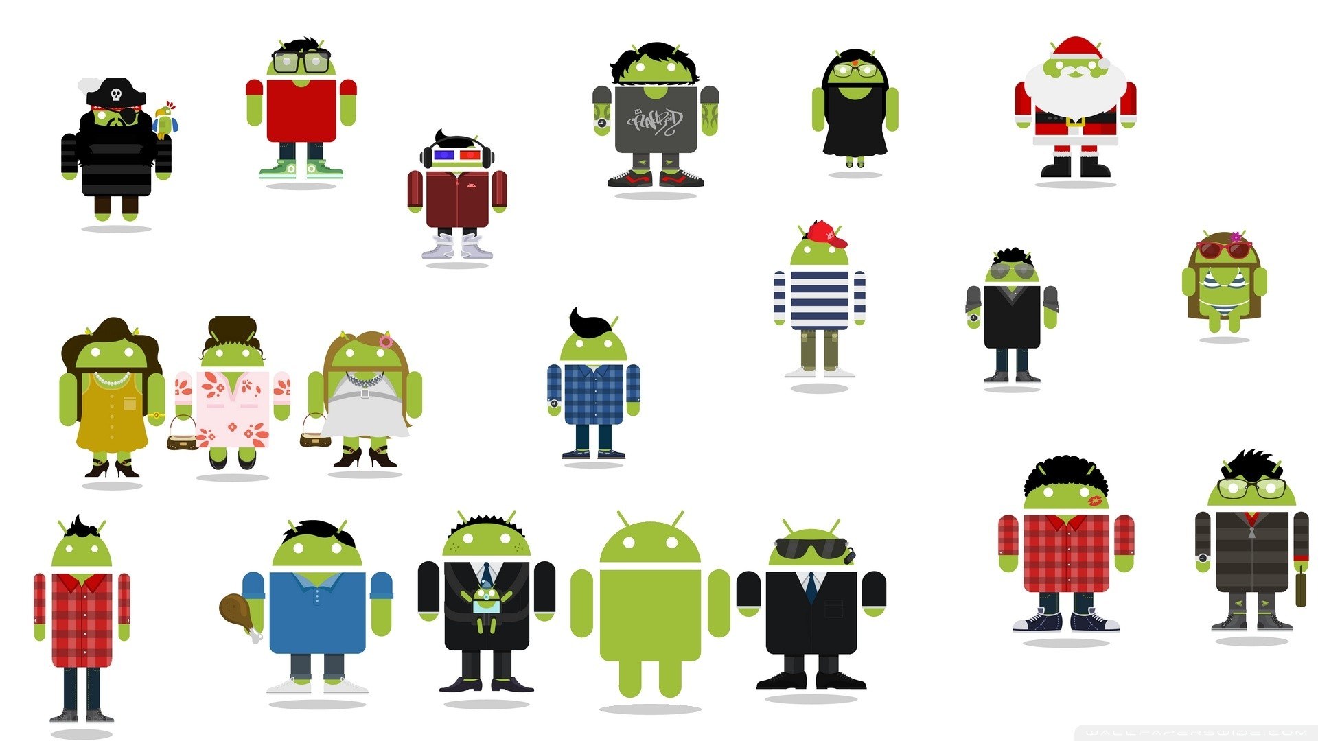 Android mascot character collection