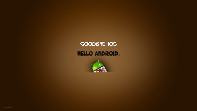 Android Robot Character — Brown