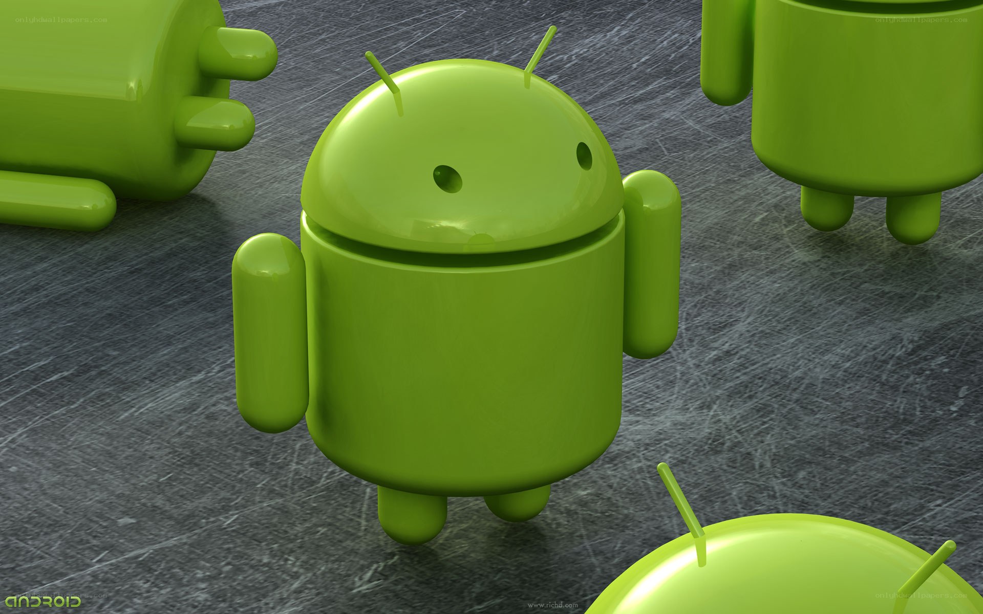 Android robot characters