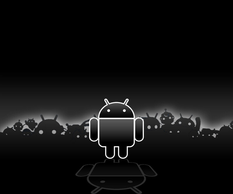 Android Robot Figure — Black