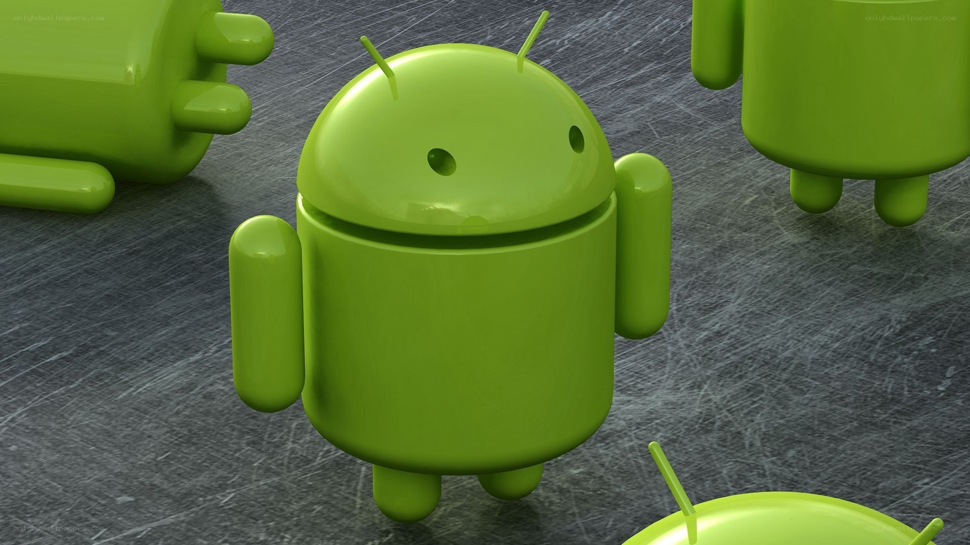 Android robot figures